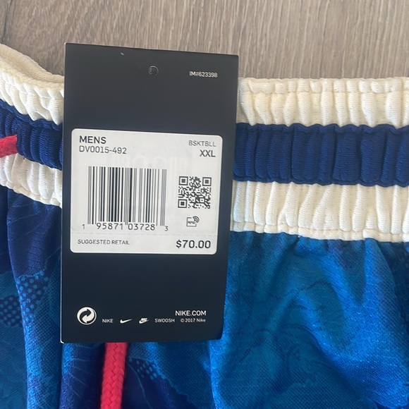 Nike Men's DNA+ Basketball Shorts Blue DV0015-492 - Picture 3 of 4